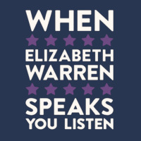 When Elizabeth Warren Speaks You Listen Men Denim Jacket | Artistshot