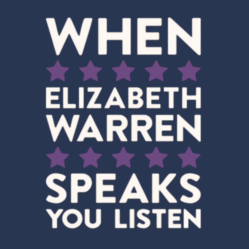 When Elizabeth Warren Speaks You Listen Men Denim Jacket | Artistshot