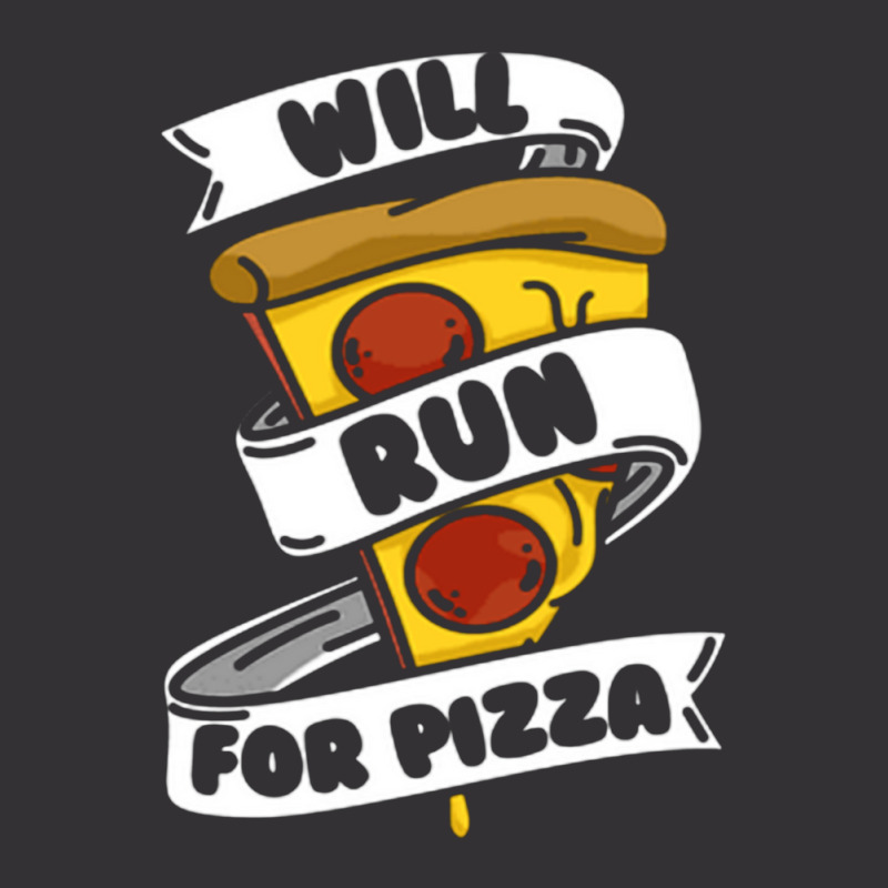 Will Run For Pizza Vintage Short | Artistshot