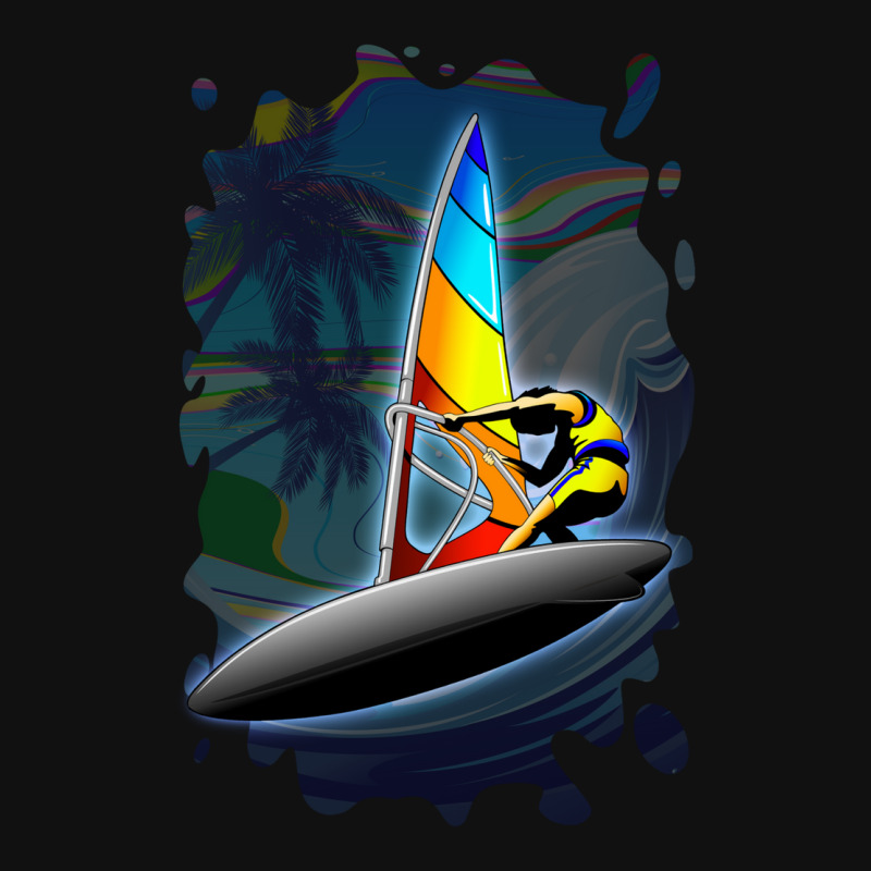 Windsurfer On Ocean Waves Graphic T-shirt | Artistshot