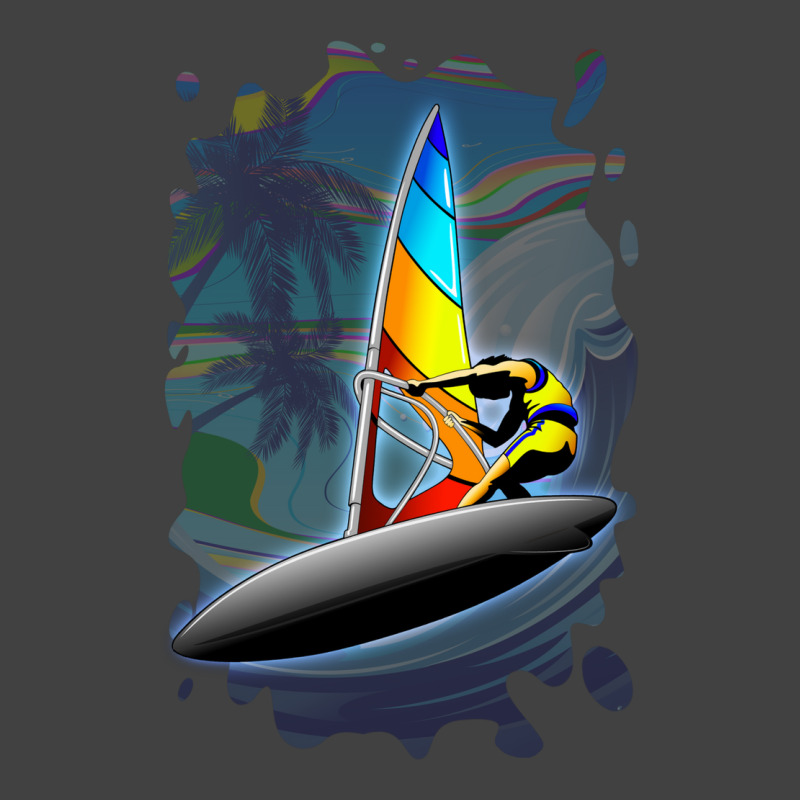 Windsurfer On Ocean Waves Vintage T-shirt | Artistshot