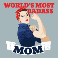 World's Most Badass Mom Unisex Sherpa-lined Denim Jacket | Artistshot