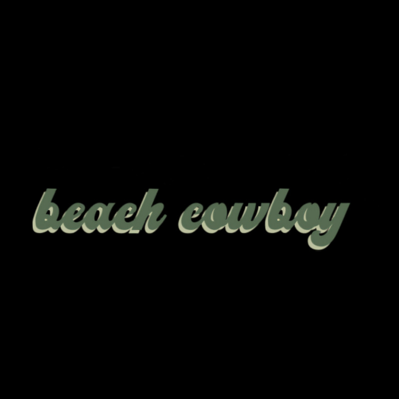 Beach Cowboy Green Vintage Lettering Classic Tshirt Cool Fleece Short by egbomluzyd | Artistshot