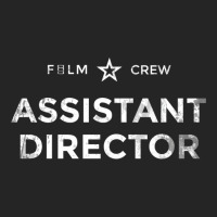 Film Crew Assistant Director  Red Retro Unisex Hoodie | Artistshot