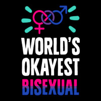 World's Okayest Bisexual Zipper Hoodie | Artistshot