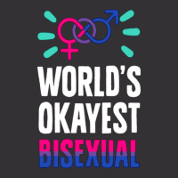 World's Okayest Bisexual Vintage Hoodie | Artistshot