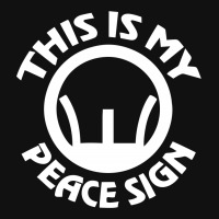 This Is My Peace Sign Rectangle Patch | Artistshot