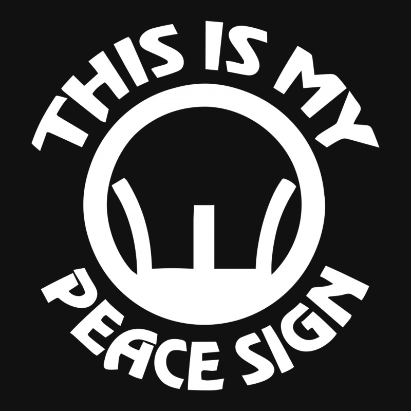 This Is My Peace Sign Rectangle Patch by leodrolic | Artistshot