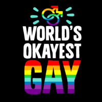 World's Okayest Gay Zipper Hoodie | Artistshot