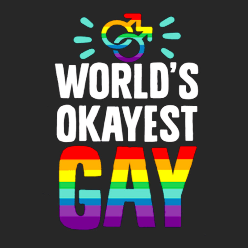 World's Okayest Gay Men's T-shirt Pajama Set | Artistshot