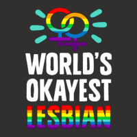 World's Okayest Lesbian Champion Hoodie | Artistshot