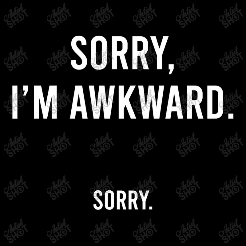 Sorry I'm Awkward Sorry Humor Gift Sweatshirt Men's Long Sleeve Pajama Set by CUSER3772 | Artistshot