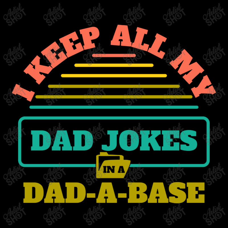 I Keep All My Dad Jokes In A Dad V-neck Tee | Artistshot