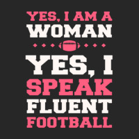 Yes, I Am A Woman, Yes, I Speak Fluent Football Men's T-shirt Pajama Set | Artistshot