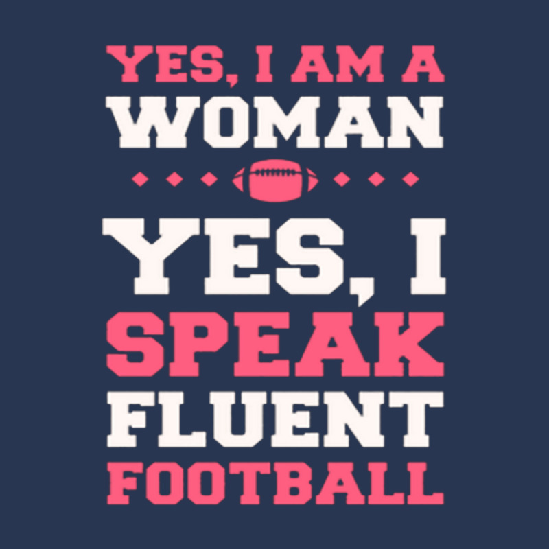 Yes, I Am A Woman, Yes, I Speak Fluent Football Men Denim Jacket | Artistshot