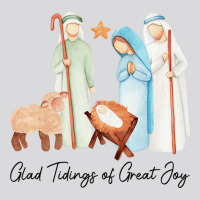 Christmas Glad Tidings Of Great Joy Nativity Christian Jesus Long Slee Women's Triblend Scoop T-shirt | Artistshot