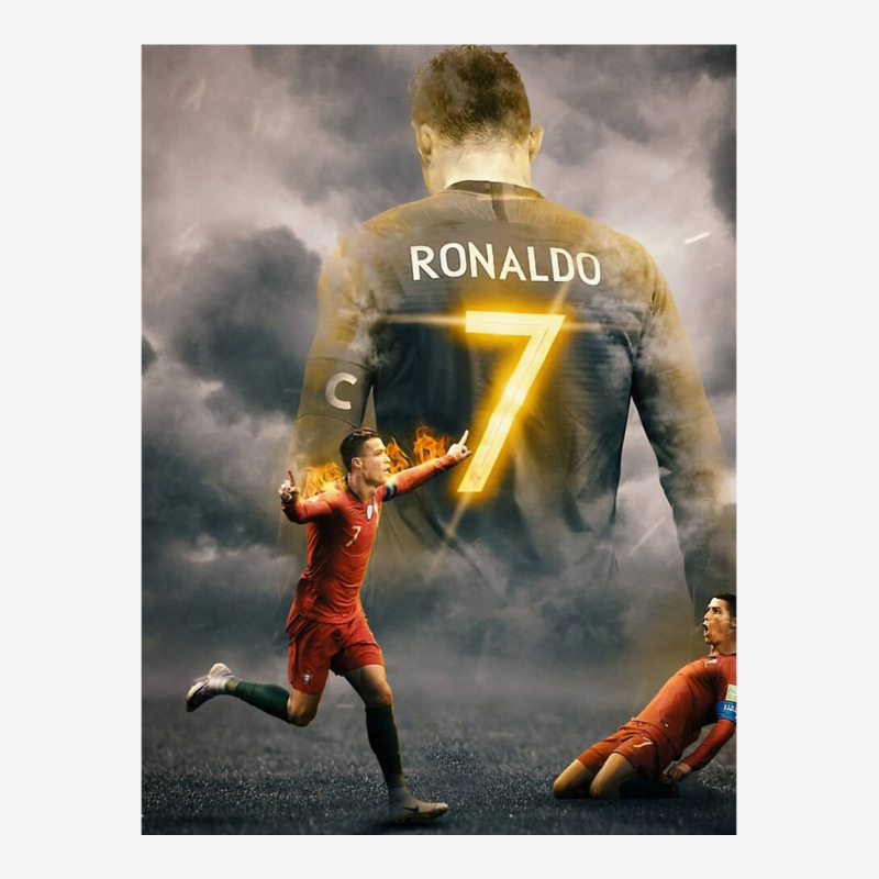 Aesthetic Ronaldo Poster Drawstring Bags | Artistshot