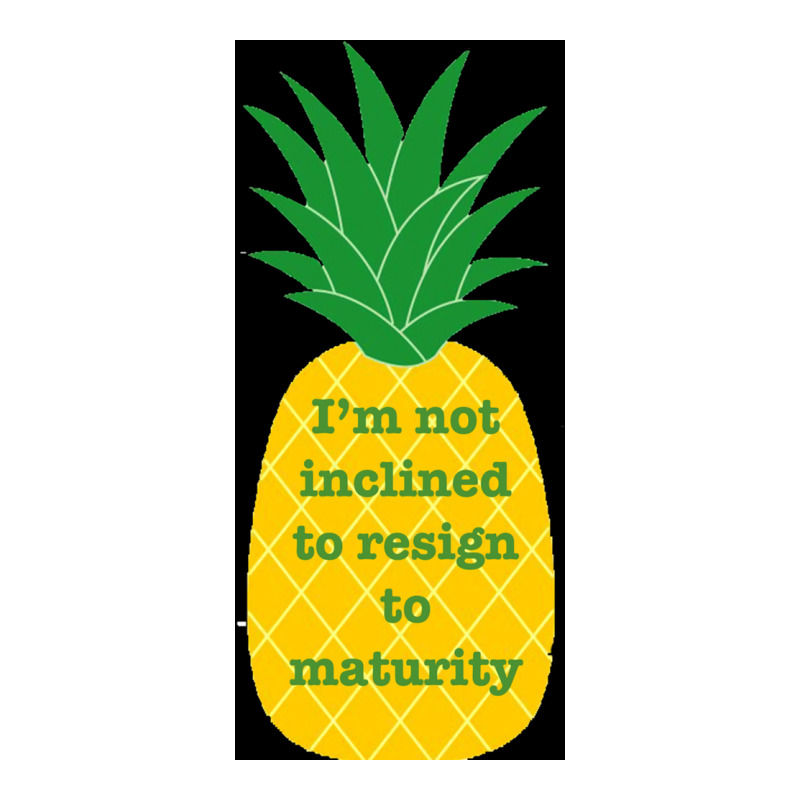 Im Not Inclined To Resign To Maturity Poster Funny (1) Crop Top by buseetajies | Artistshot