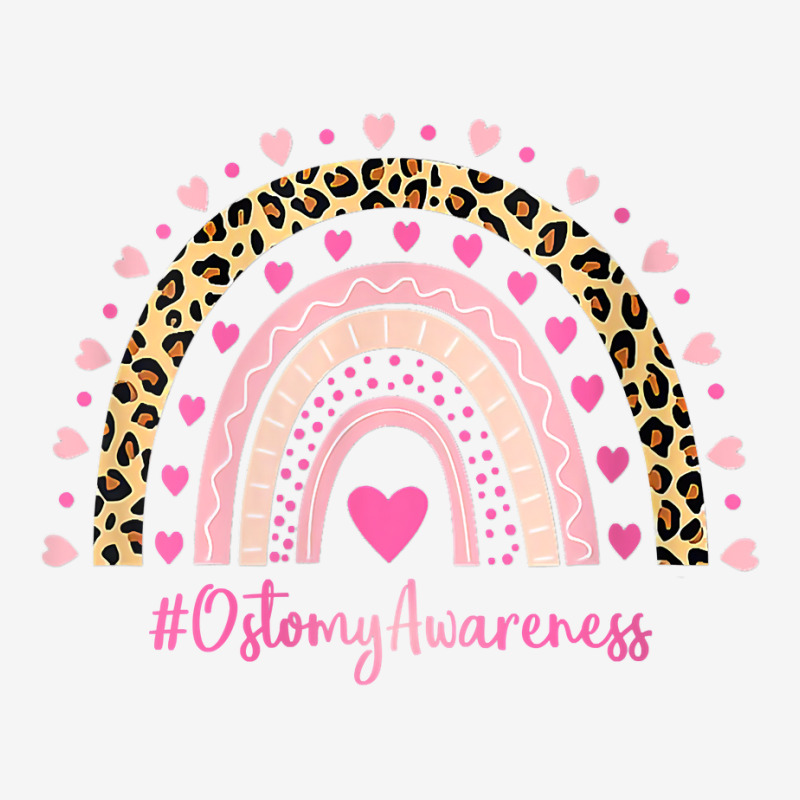 Womens Ostomy Awareness Pink Heart Leopard Rainbow Ostomy Warrior O V Atv License Plate | Artistshot