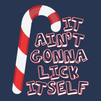 It Ain't Gonna Lick Itself Candy Cane Fun Adult Christmas Sweatshirt Ladies Denim Jacket | Artistshot