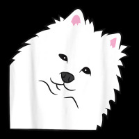 American Eskimo Dog Peeking From Side Cute American Eskimo T Shirt V-neck Tee | Artistshot