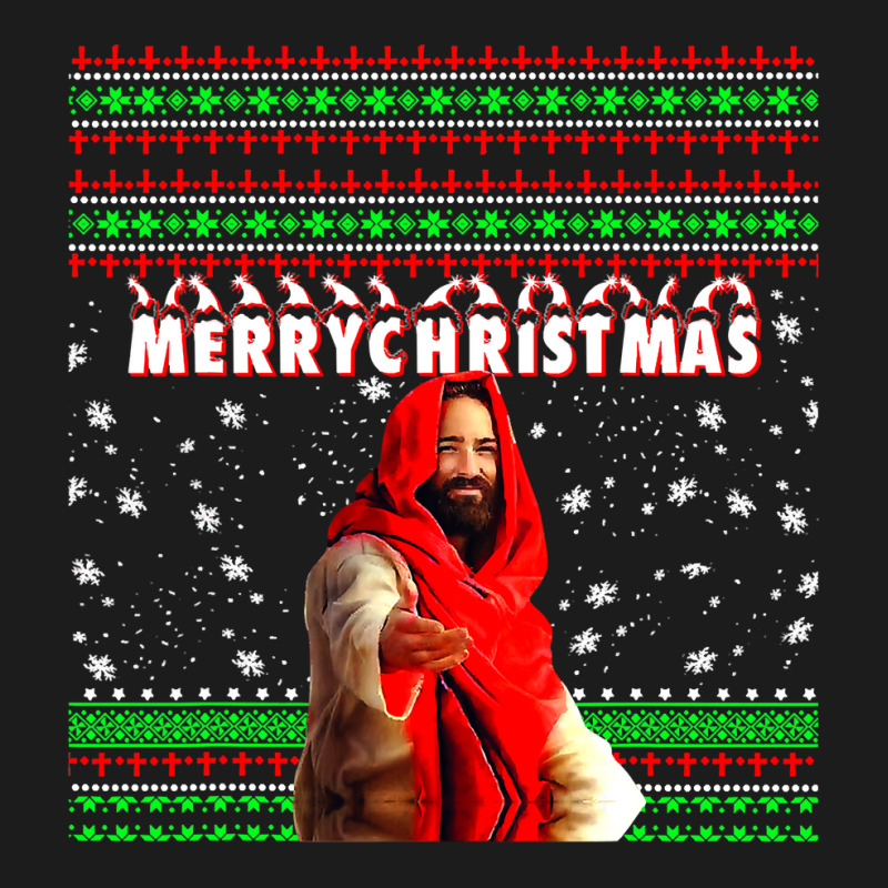 Christian Merry Christmas Funny Jesus Nativity 262 Bibble Jesus Hoodie & Jogger set by AURRADILLARD | Artistshot