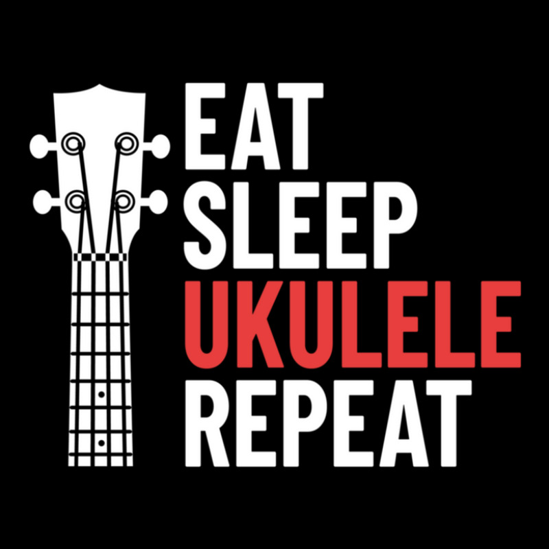 Eat Sleep Ukulele Repeat Ukulele Headstock Dark Theme Unisex Jogger by JamesBurges | Artistshot