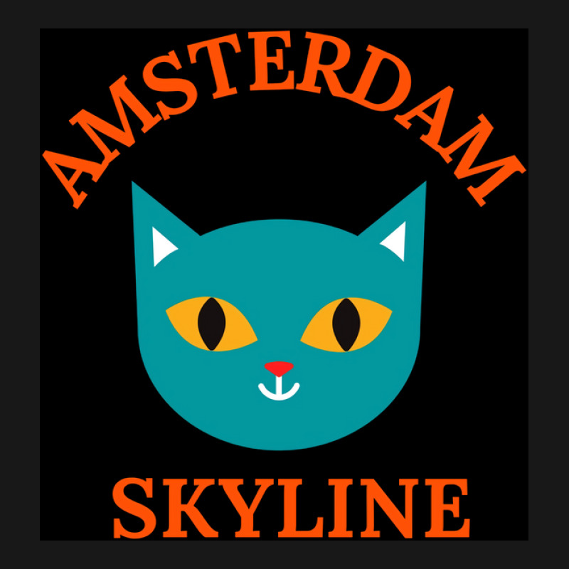 Amsterdam Skyline Cat Poster Tumblr Flannel Shirt by yojangurongp | Artistshot