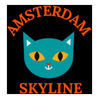 Amsterdam Skyline Cat Poster Tumblr Unisex Hoodie | Artistshot