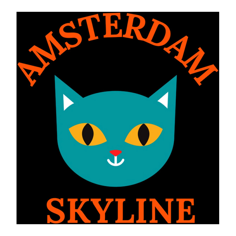 Amsterdam Skyline Cat Poster Tumblr Unisex Hoodie by yojangurongp | Artistshot