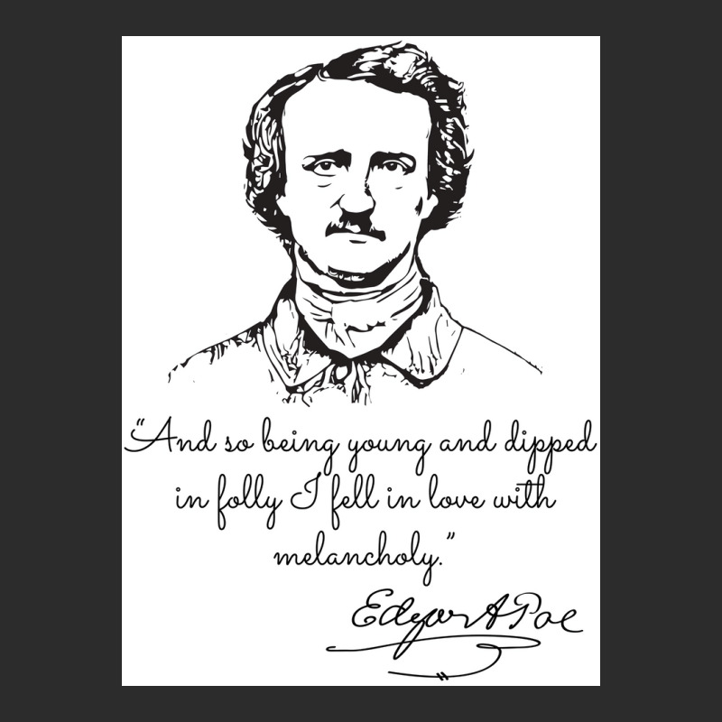 And So Being Young And Dippe Edgar A Poe Poster Retro Exclusive T-shirt | Artistshot