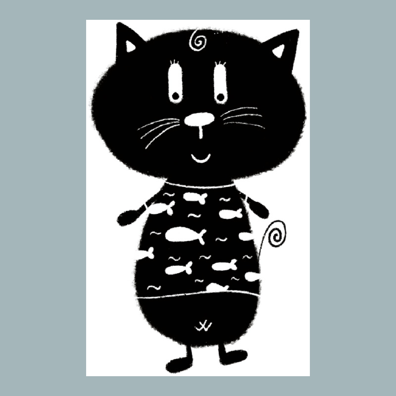 Black And White Cat Nr11 Poster 70s Unisex Sherpa-lined Denim Jacket | Artistshot