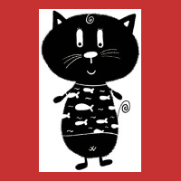 Black And White Cat Nr11 Poster 70s V-neck Tee | Artistshot