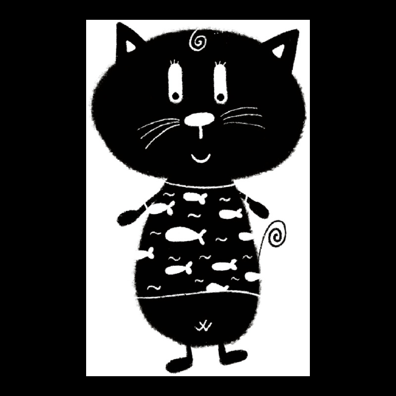 Black And White Cat Nr11 Poster 70s Men's Long Sleeve Pajama Set | Artistshot