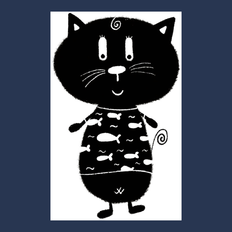 Black And White Cat Nr11 Poster 70s Men Denim Jacket | Artistshot