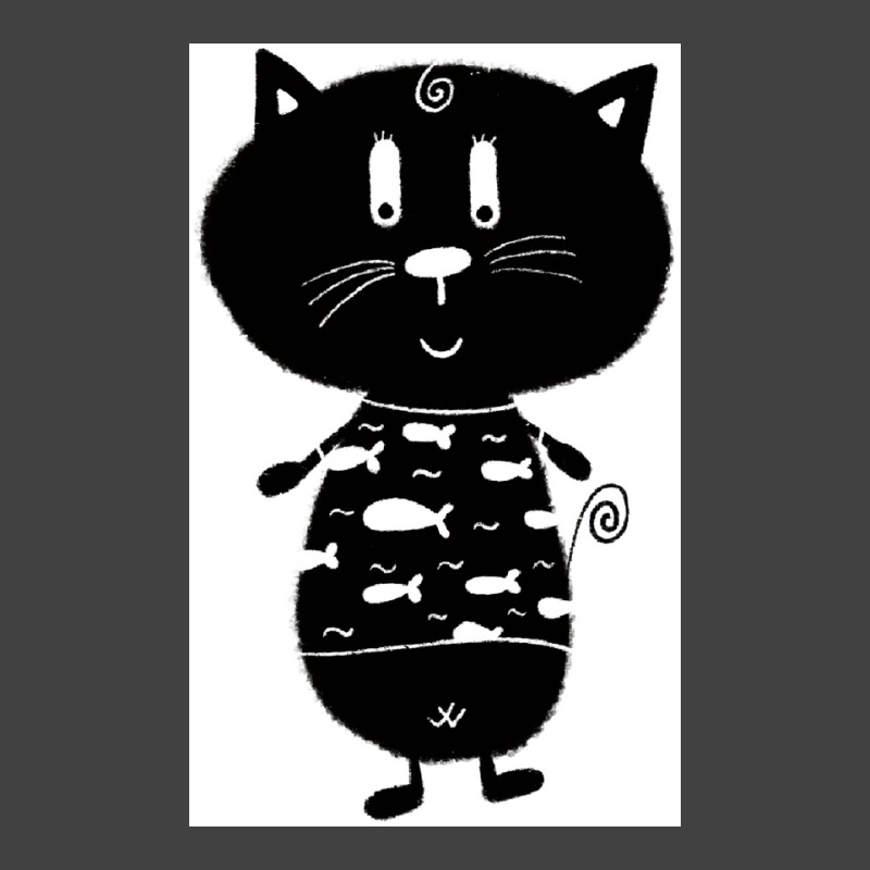 Black And White Cat Nr11 Poster 70s Vintage T-shirt | Artistshot