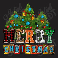 Merry Christmas With Christmas Trees T-shirt | Artistshot