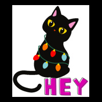 Cat Sayes Hey Poster Aesthetic Pocket T-shirt | Artistshot