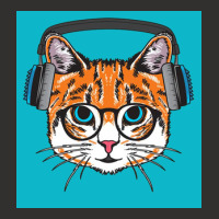 Cat Wearing Headphone Poster Stars Champion Hoodie | Artistshot