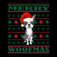 Boston Terrier Ugly Christmas Sweater Lightweight Hoodie | Artistshot