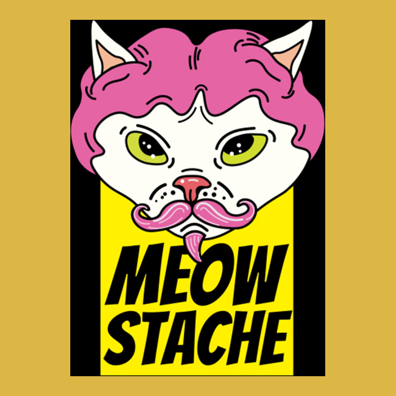 Cat With Wig Moew Stache Poster 80s Classic T-shirt | Artistshot