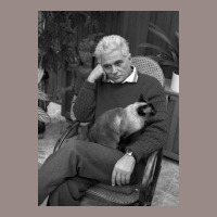 Derrida And A Cat Poster Gift Vintage T-shirt | Artistshot