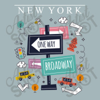 Broadway Sign City New York Unisex Sherpa-lined Denim Jacket | Artistshot