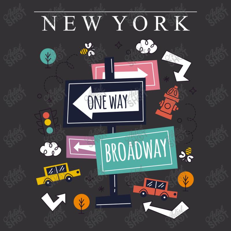 Broadway Sign City New York Vintage Hoodie by thebrandal | Artistshot