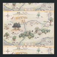 Hundred Acre Wood Map Poster 80s Women's Triblend Scoop T-shirt | Artistshot