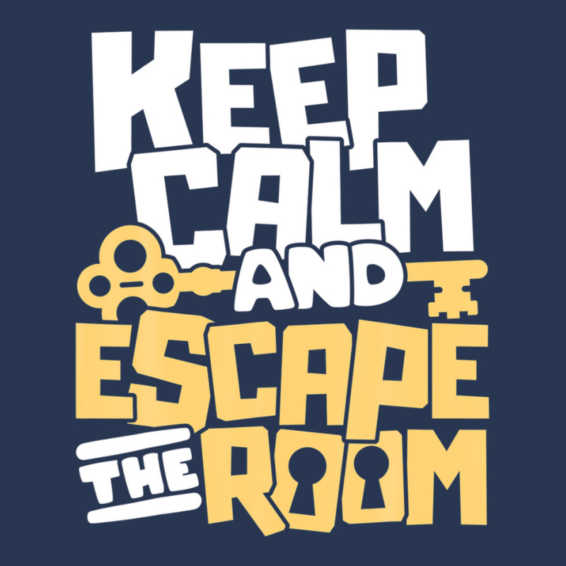 Keep Calm And Escape The Room - Escape Room Escape Game Men Denim Jacket | Artistshot