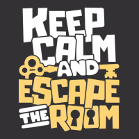 Keep Calm And Escape The Room - Escape Room Escape Game Vintage Hoodie And Short Set | Artistshot