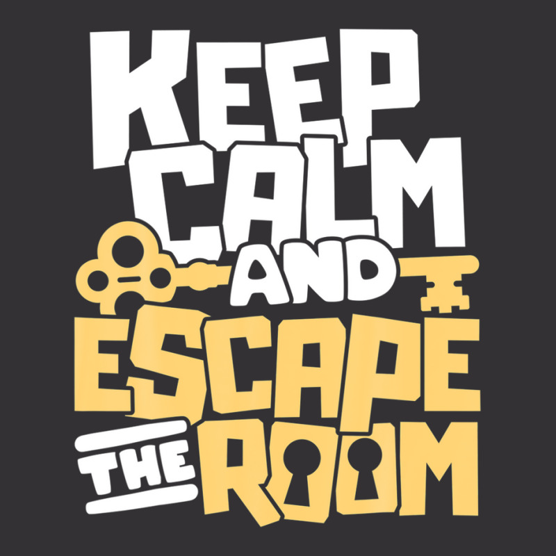 Keep Calm And Escape The Room - Escape Room Escape Game Vintage Hoodie And Short Set | Artistshot