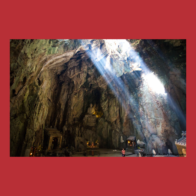 Cave Temple Poster Nature T-shirt | Artistshot