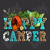 Happy Camper With Trees And Map Vintage Hoodie | Artistshot